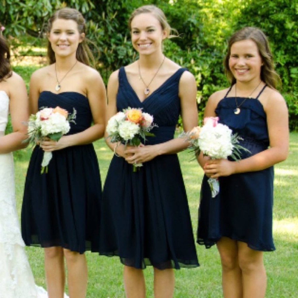 Bill Levkoff navy dress